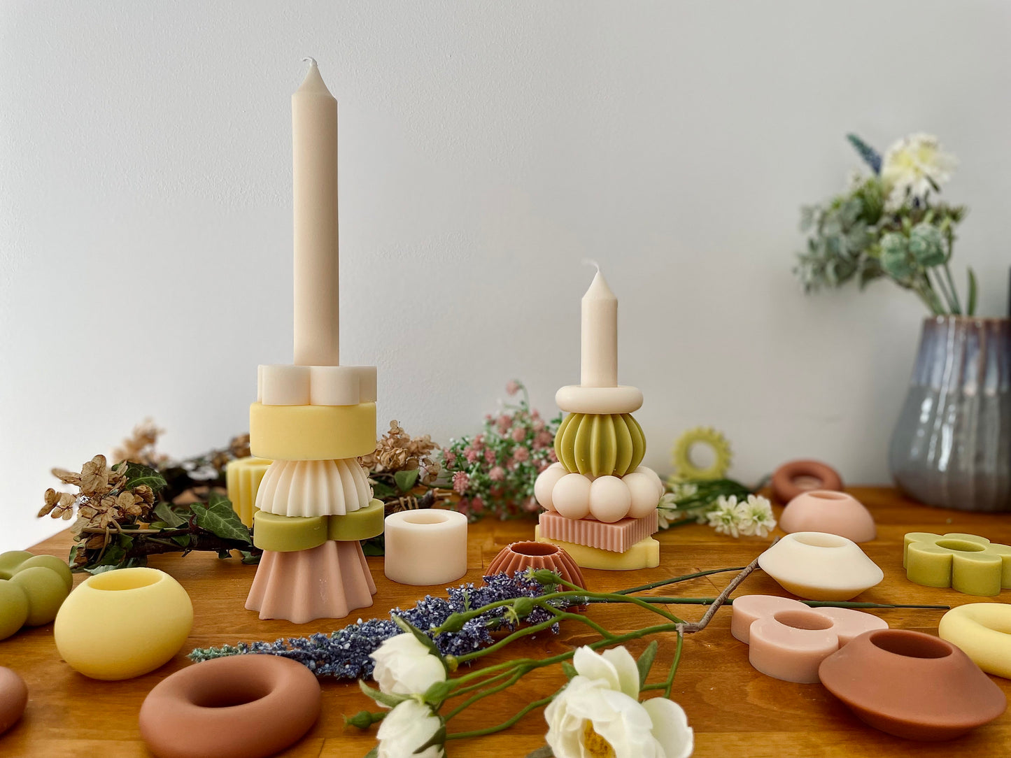 Stapelkerze_Sojawachs 3