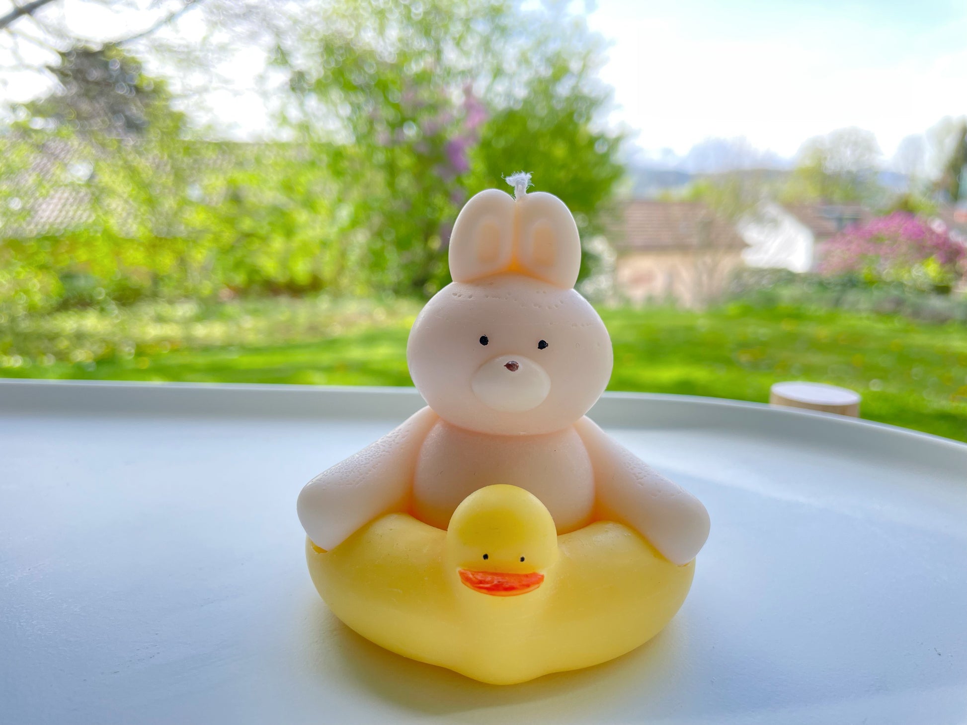 Deko Kerze_Sojawachs Hase