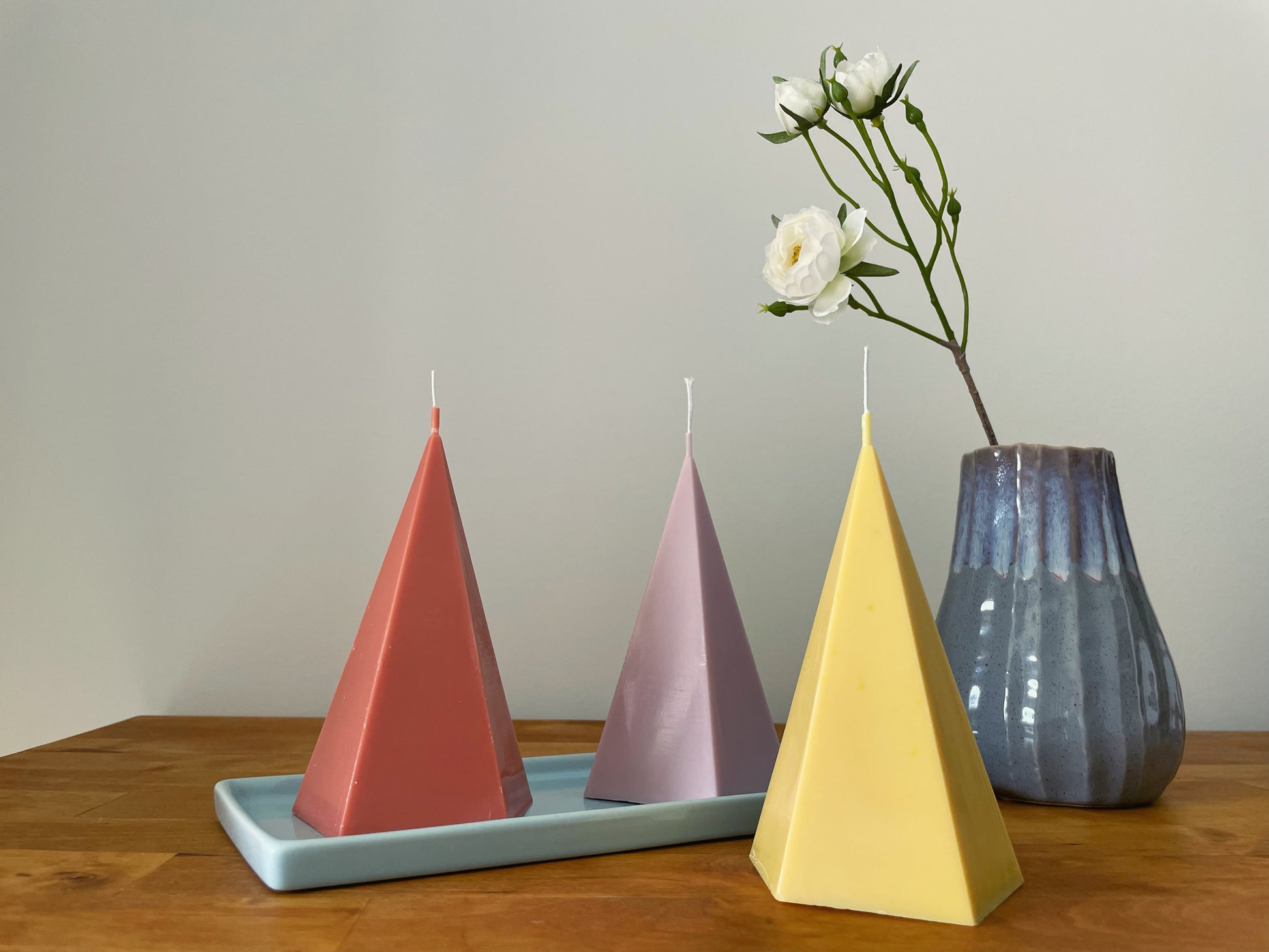 Deko Kerze in Pyramiden-Form 2