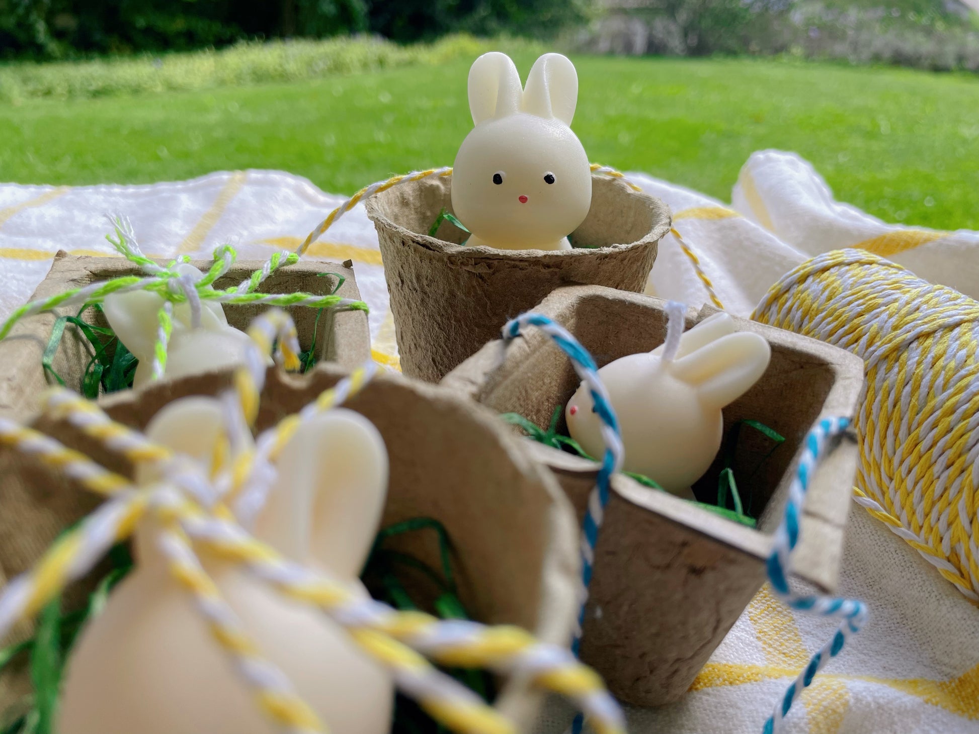 Hasen Kerzen_Ostern Sojawachs 1