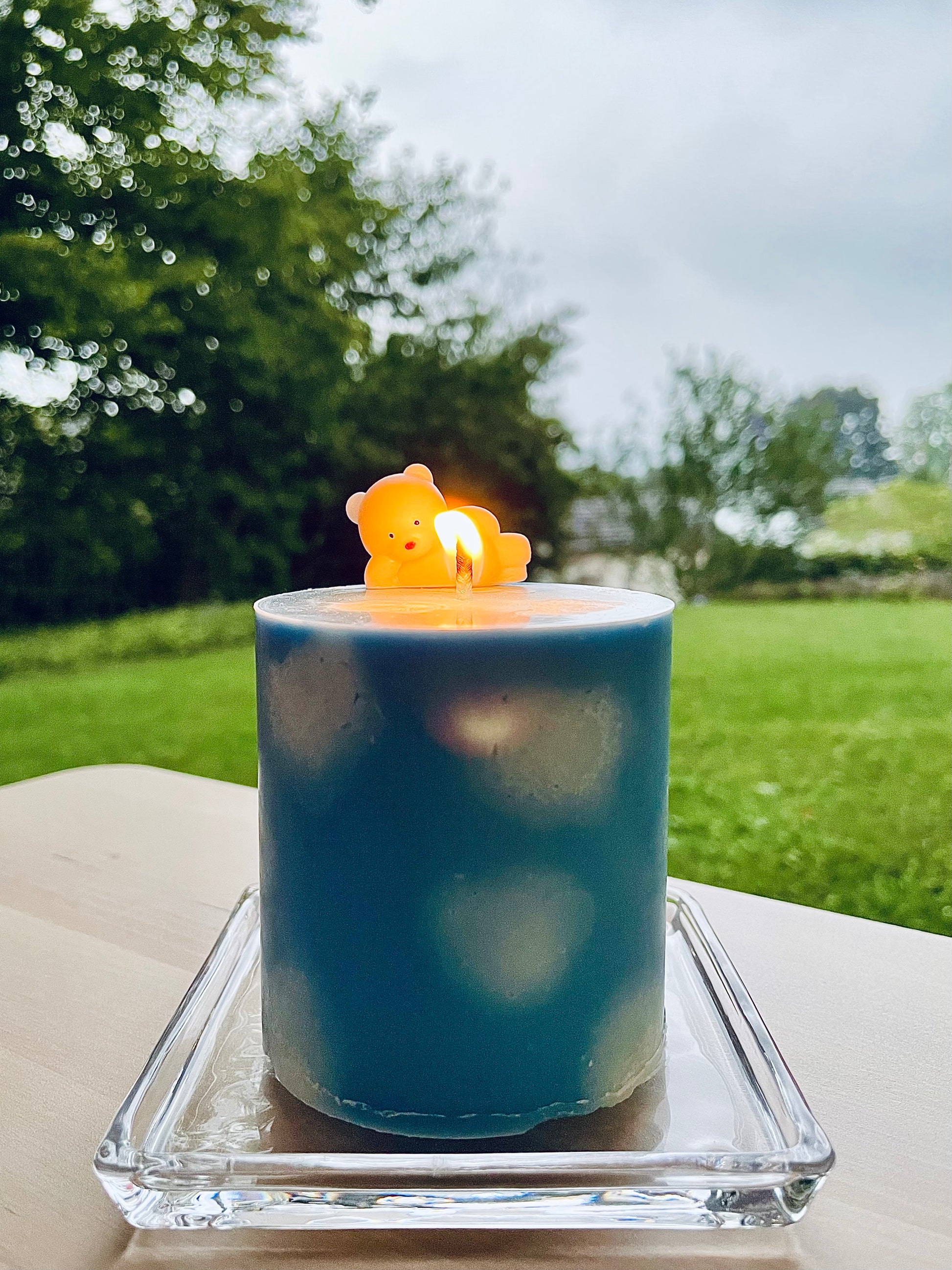 Cloud candle Sojawachskerze 2